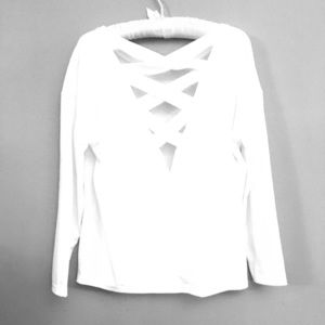 White pull over